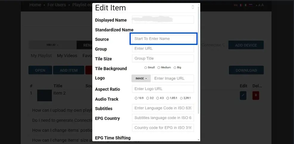 Agregue el enlace m3u a la lista de reproducción SS IPTV para comenzar a disfrutar de la transmisión en Android TV.
