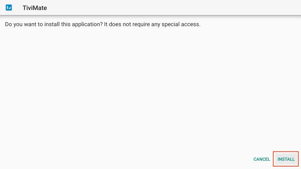 instalar la aplicación tivimate